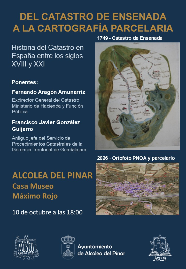 Conferencia, del Catastro de Ensenada a la cartografía parcelaria